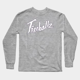 Freeballz Logo Purple Outline Long Sleeve T-Shirt